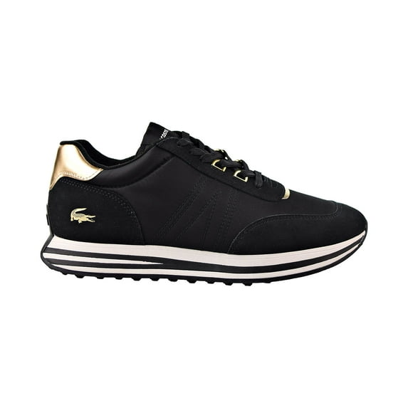 Lacoste L-Spin 0922 3 SMA Textile Men's Shoes Black-Gold 7-43sma0094-1v7