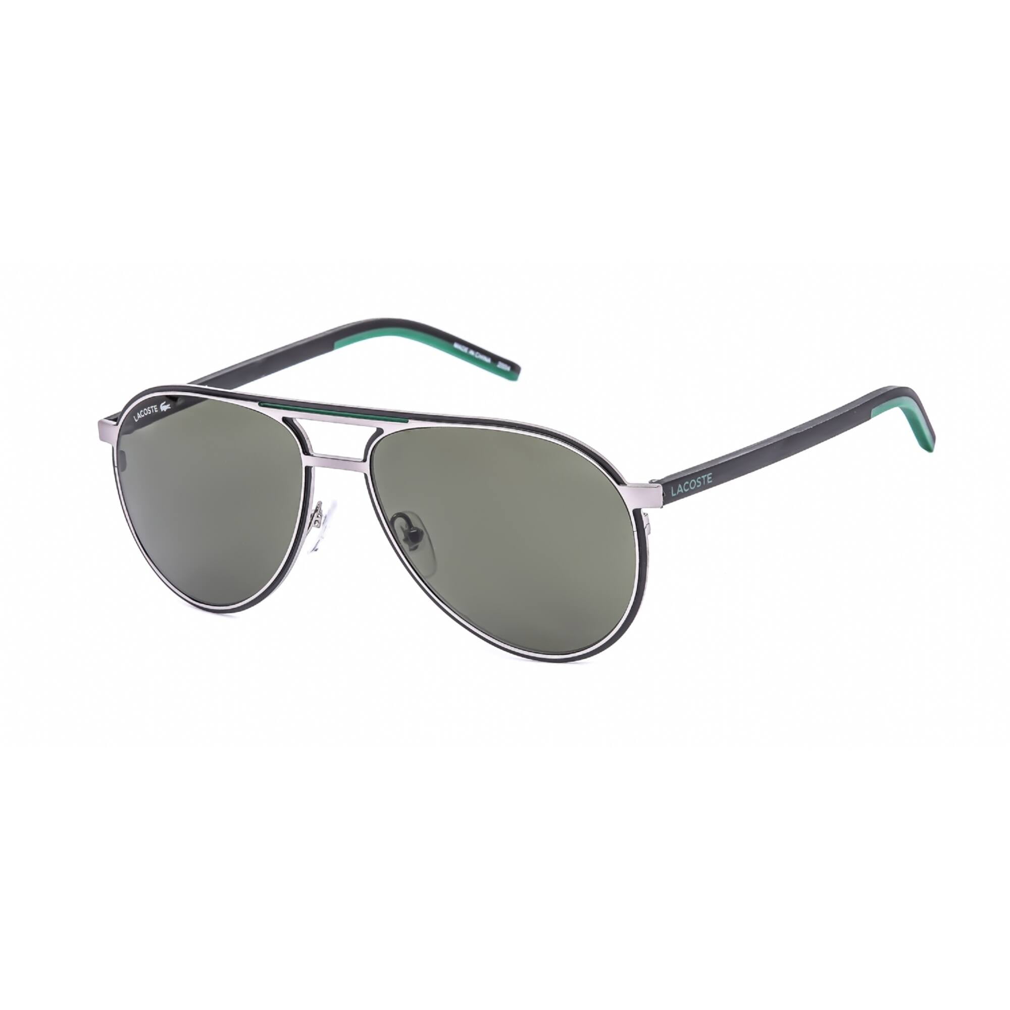 LACOSTE L 193S 035 Sunglasses Shiny Grey Frame Grey Lenses 58mm