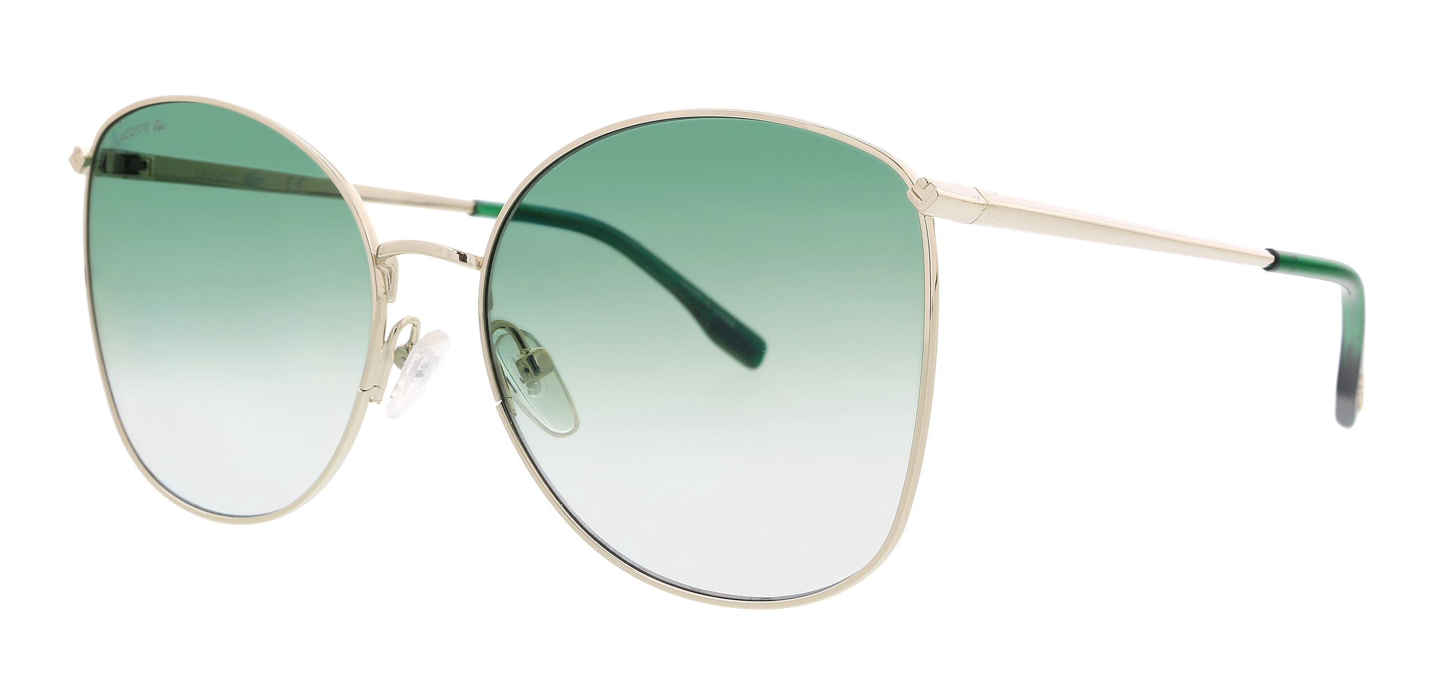 Lacoste L224S Light Gold New Women\'s Sunglasses LACOSTE L 224S 704 Sunglasses Gold Frame Brown Gradient  main image 3