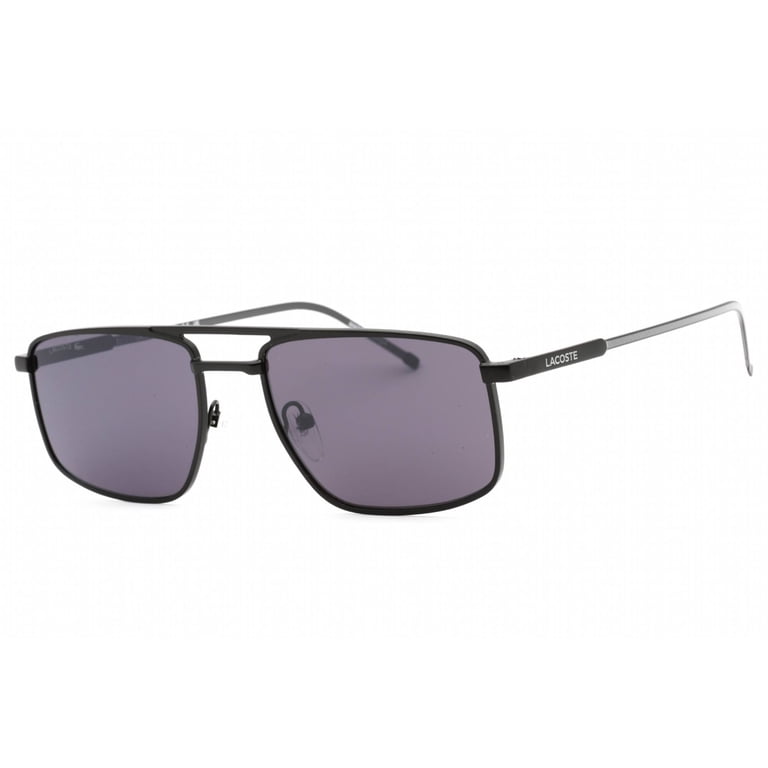 Lacoste L255S 002 Men's Matte Black Rectangular Frame Sunglasses Lacoste L255S 002 Men's Matte Black Rectangular Frame Sunglasses