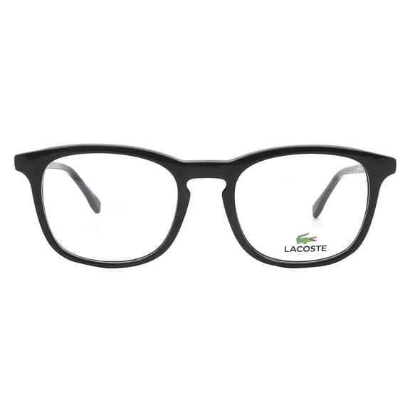 Lacoste L2889 001 Unisex Black Plastic Round Frame Eyeglasses