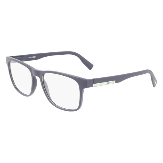 Lacoste L2898 401 Men's Matte Blue Rectangular Frame Eyeglasses