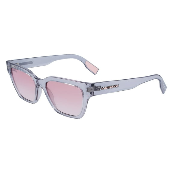 Lacoste L6002S 038 Women's Light Grey Square Frame Sunglasses