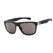 Lacoste L664S 001 Unisex Full Rim Black Rectangular Sunglasses