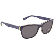 Lacoste L683S 414 55mm Rectangle Sunglasses Mens Blue/Yellow