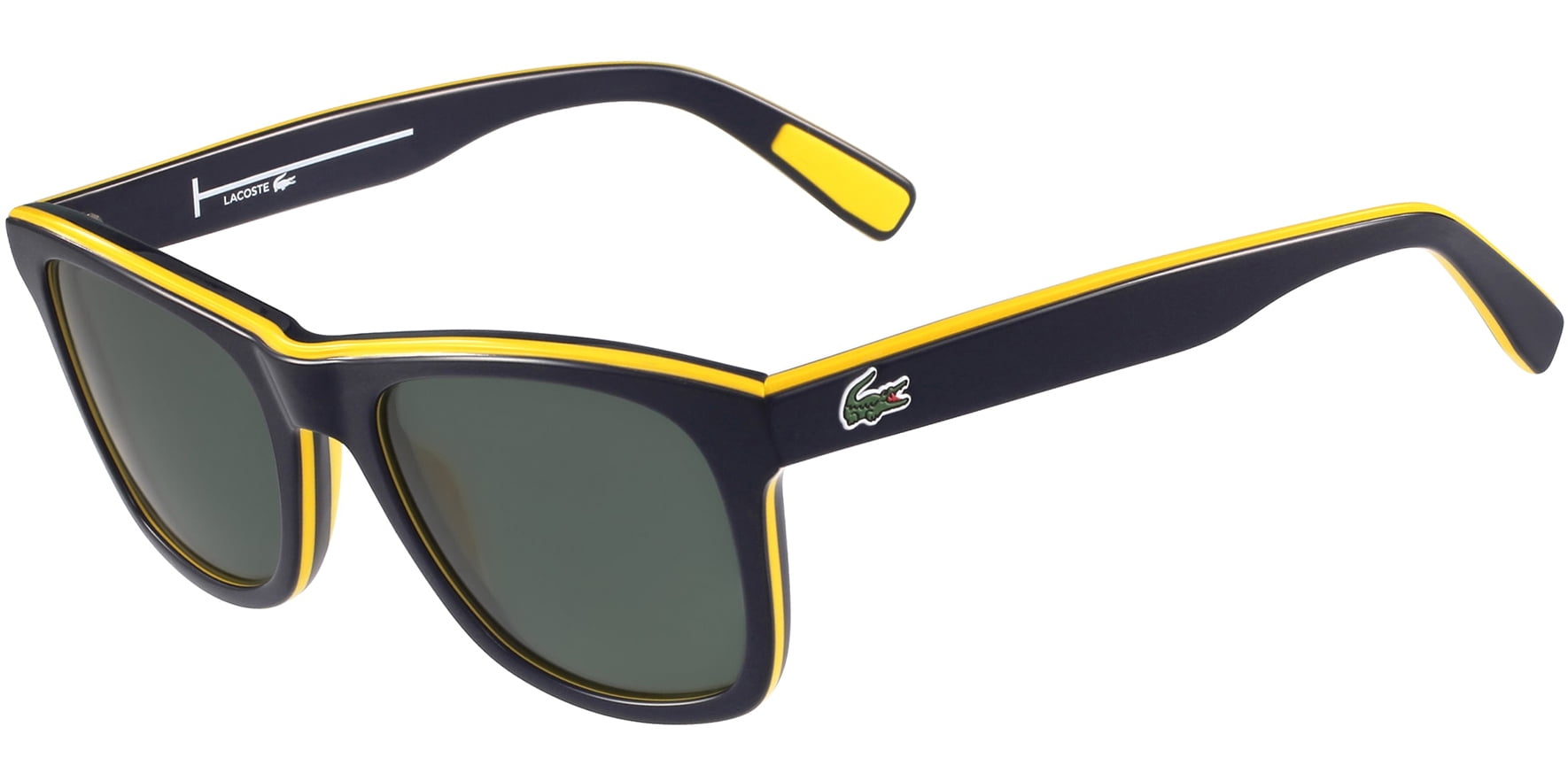 Lacoste Polarized Green Square Unisex Sunglasses L781SP 414  display picture 1
