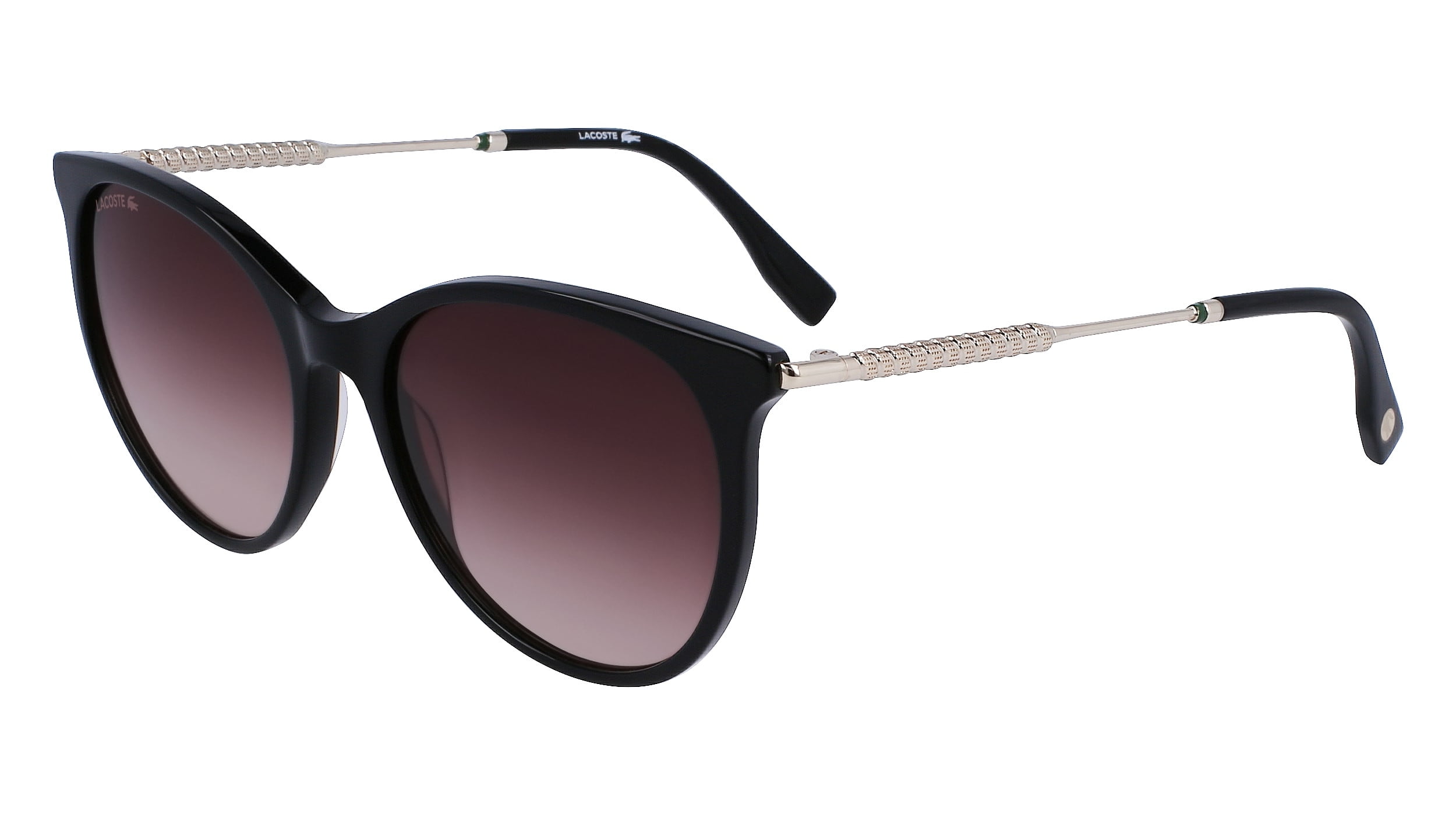 Lacoste Black Acetate Sunglasses