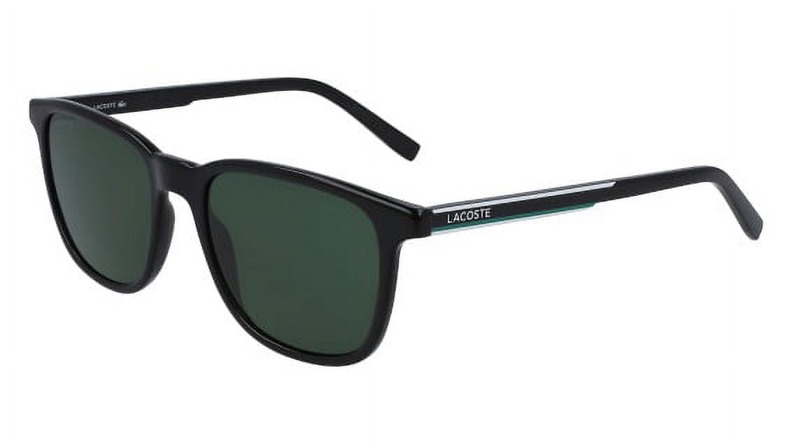 Lacoste LA 915S Plastic Unisex Square Sunglasses Shiny Black 53mm Adult