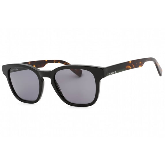 Lacoste LA 986S Plastic Unisex Square Sunglasses Black/Havana 52mm Adult