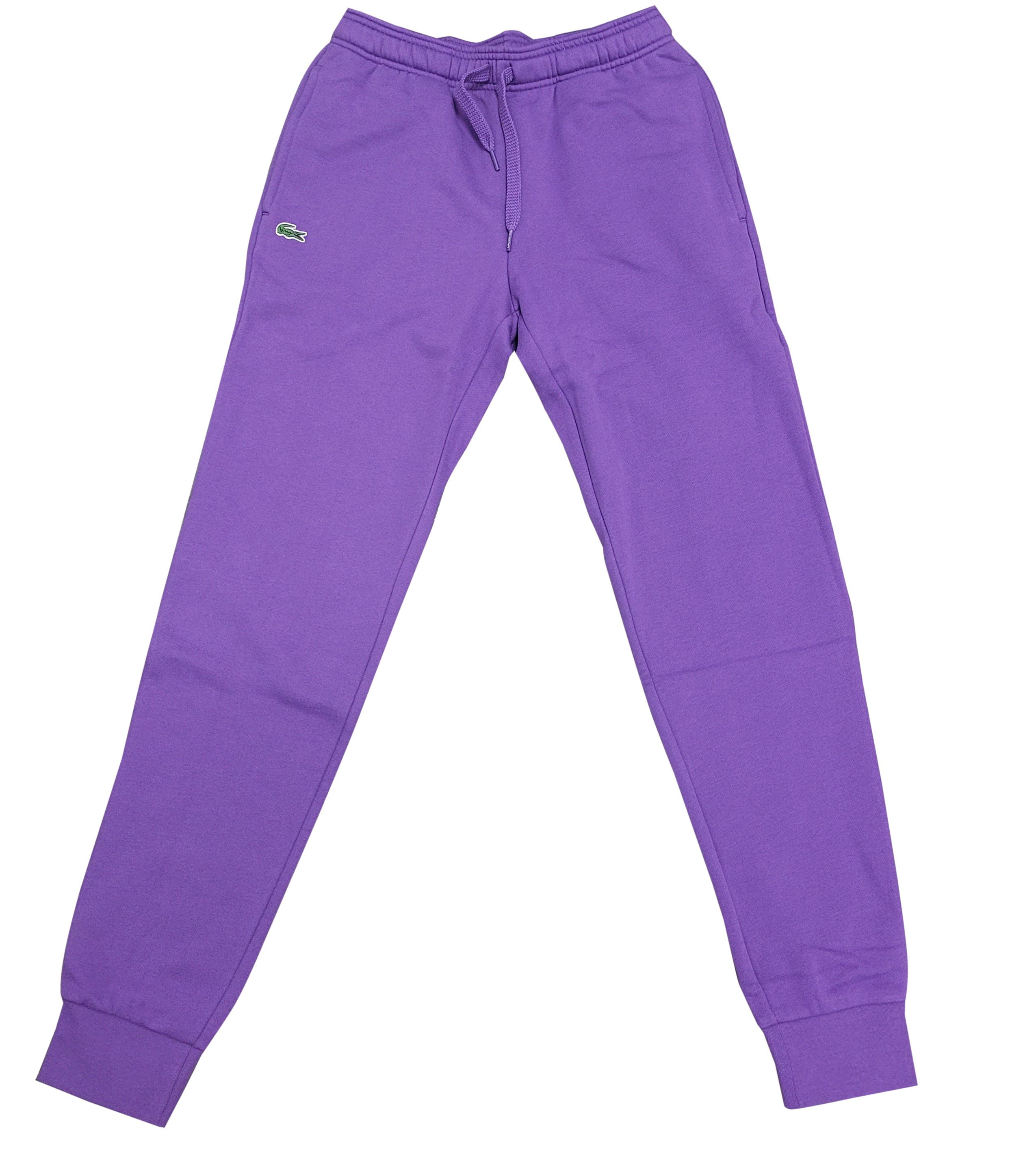 Lacoste Lavender Sport Tennis Track Pants in Fleece 9/4XL