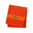 thumbnail image 1 of Lacoste Logo Bath Towel, 100% Cotton, 650 GSM, 30"x52", Orangeade, 1 of 1