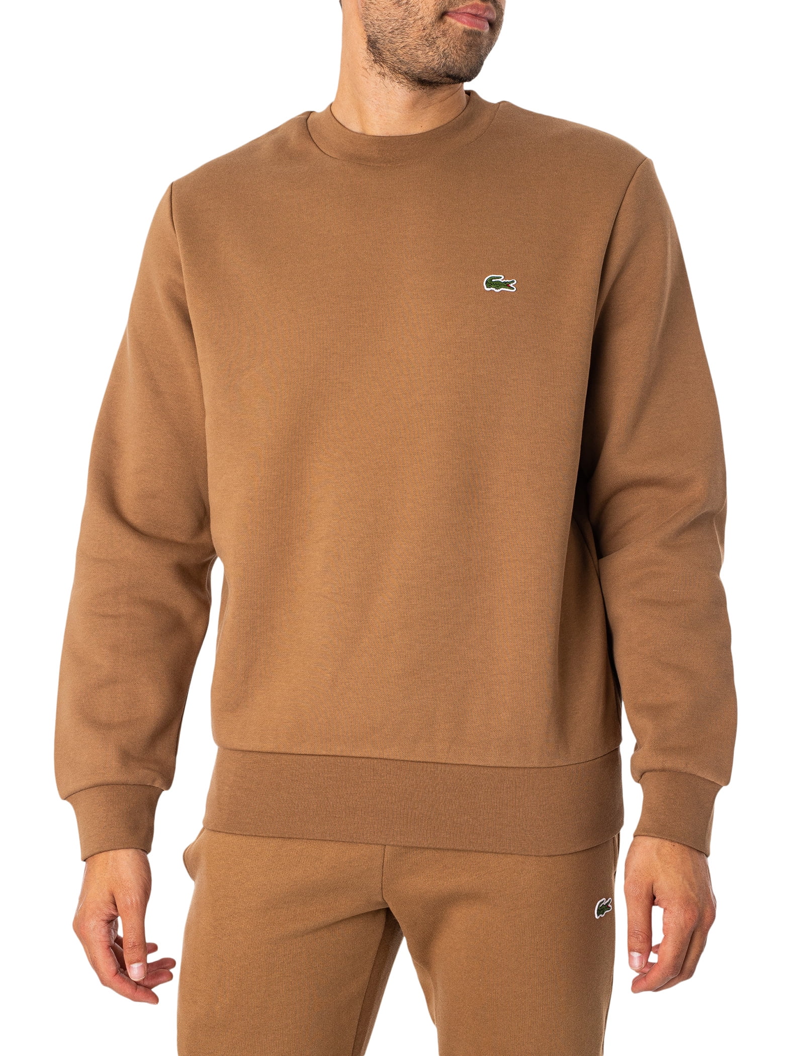 Lacoste Logo Sweatshirt Brown Walmart