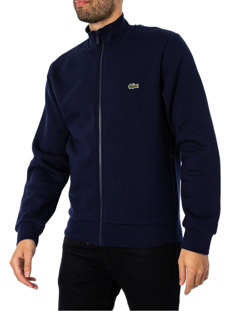 Lacoste Logo Track jacket, Blue - Walmart.com