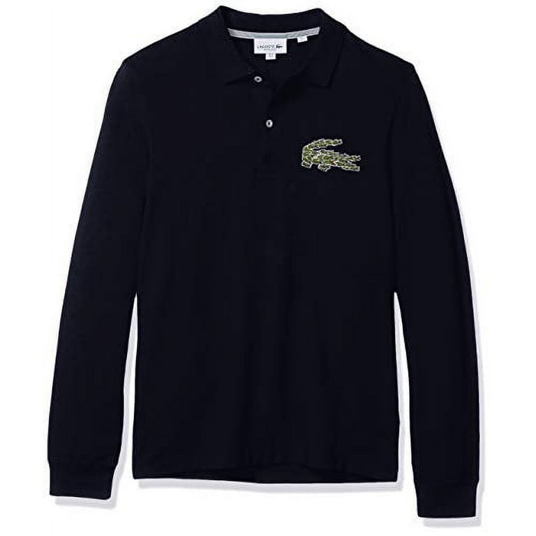 Long sleeve lacoste polo sale sales