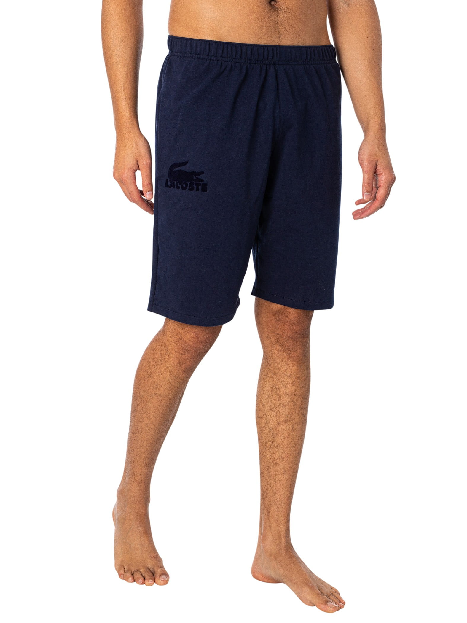 Lacoste Lounge Logo Sweat Shorts Blue Walmart