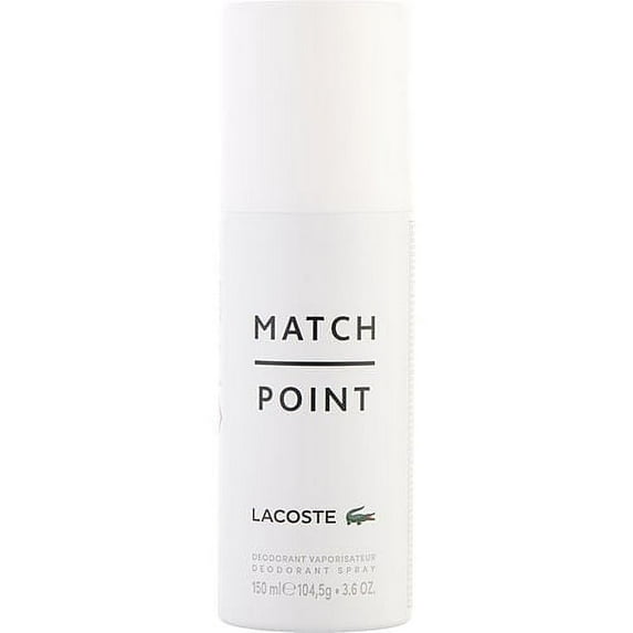 Lacoste Men's Match Ponit Deodorant Spray 3.6 oz Fragrances 3614229393668