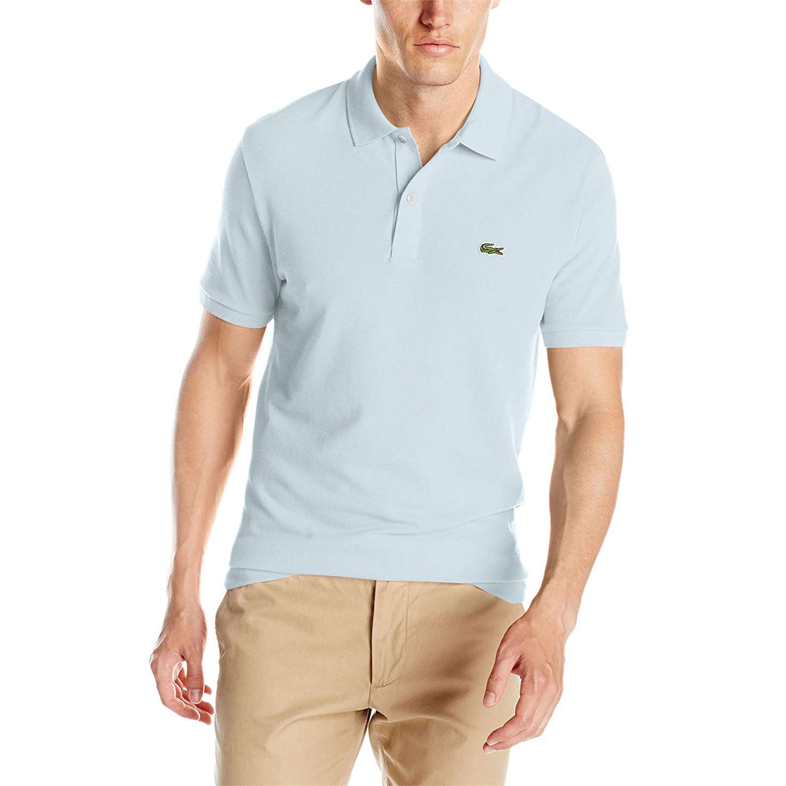 Lacoste Men Classic Pique Slim Fit Short Sleeve Polo - image 1 of 2