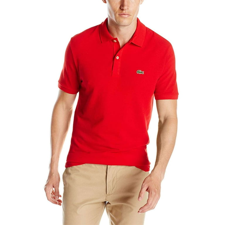 Lacoste Men Classic Pique Slim Fit Short Sleeve Polo Walmart