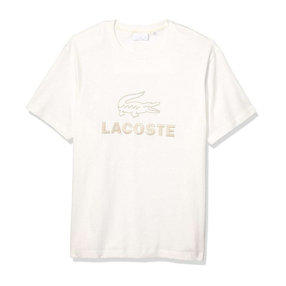 Lacoste Men Crew Neck Tone-On-Tone T-Shirt