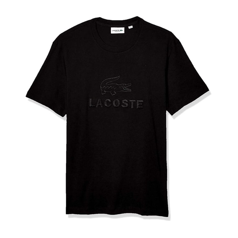 Lacoste Men Crew Neck Tone-On-Tone T-Shirt - Walmart.com Lacoste Men Crew Neck Tone-On-Tone T-Shirt - Walmart.com