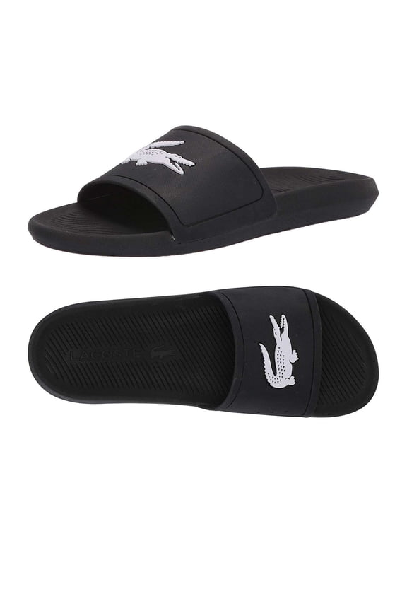 Men Croco Slide Sandals