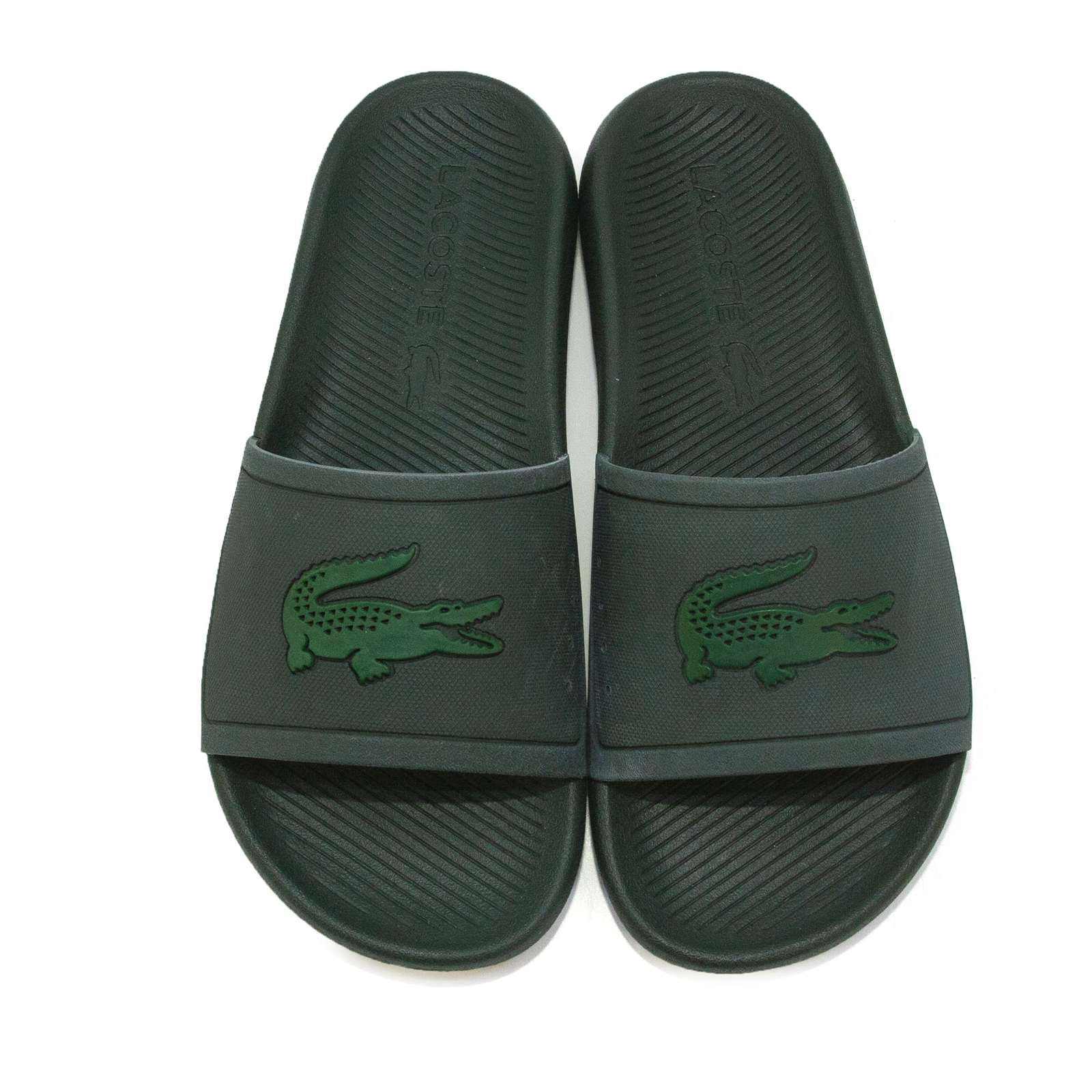 Lacoste Men Croco Slide Sandals - 11 - Green - Walmart.com
