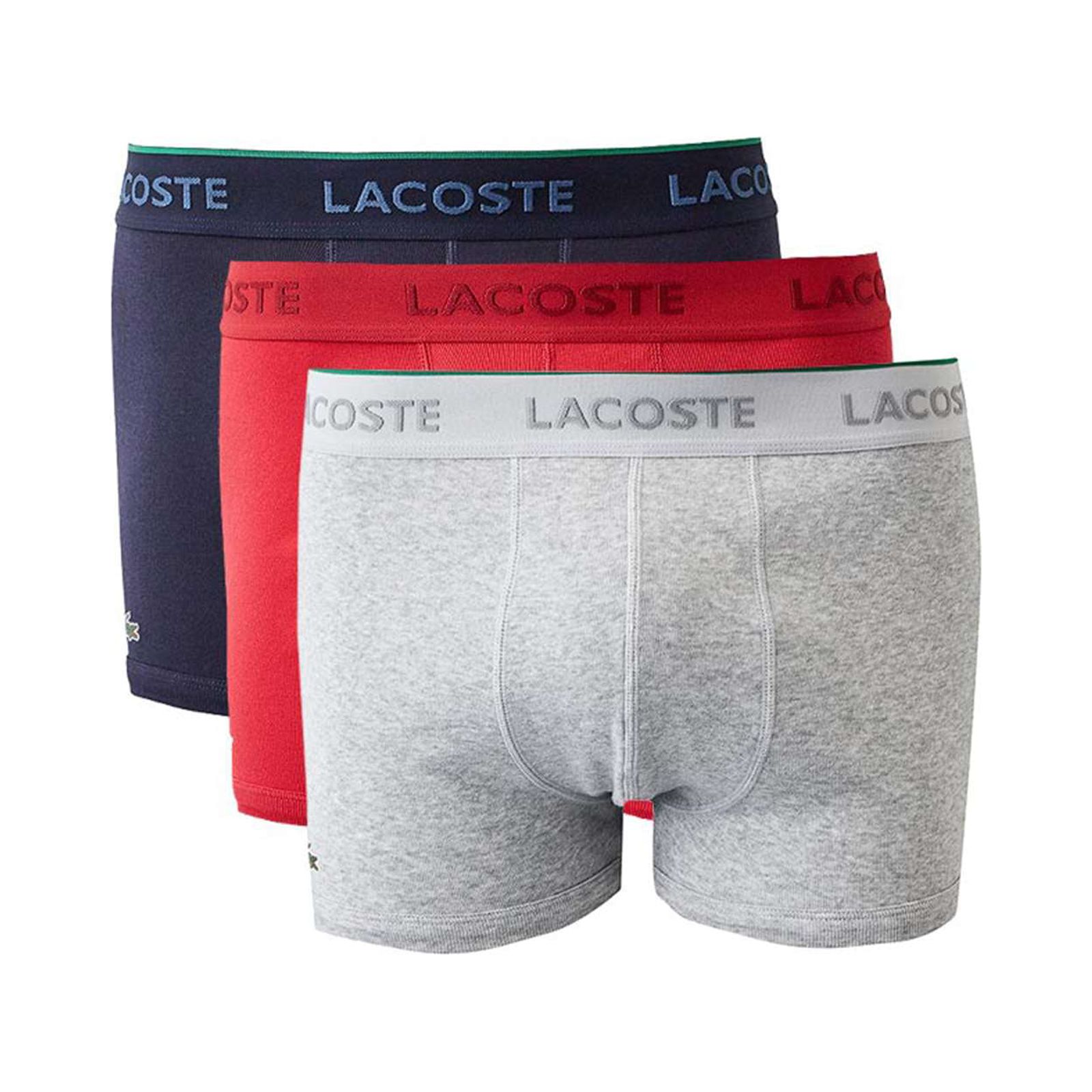 Lacoste Men Essentials 3-Pack Cotton Trunks 