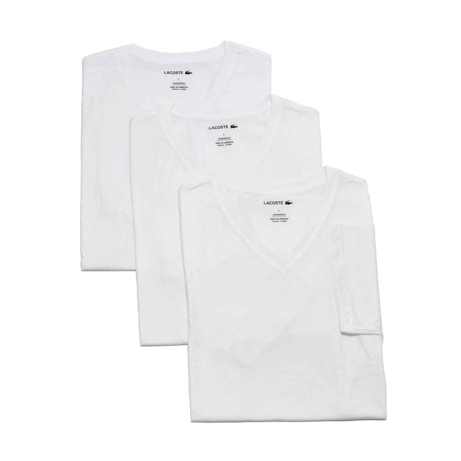 Men Essentials Slim Fit V-Neck 3-Pack T-Shirt Walmart.com