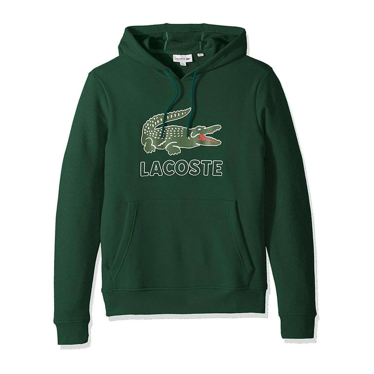 Lacoste Men Graphic Croc Non Brushed Fleece Sweatshirt