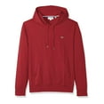 thumbnail image 1 of Lacoste Mens Shirt Red Size XL Regular Fit Hooded Embroidered Tee, 1 of 2
