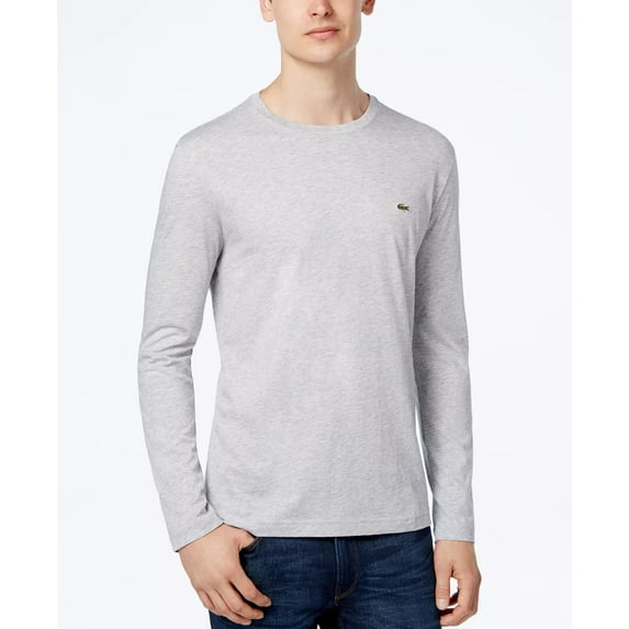Lacoste Men Long Sleeve Jersey Pima Crewneck T-Shirt