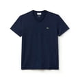 thumbnail image 1 of Lacoste Men Standard Short Sleeve Pima V-Neck Tee, 1 of 5
