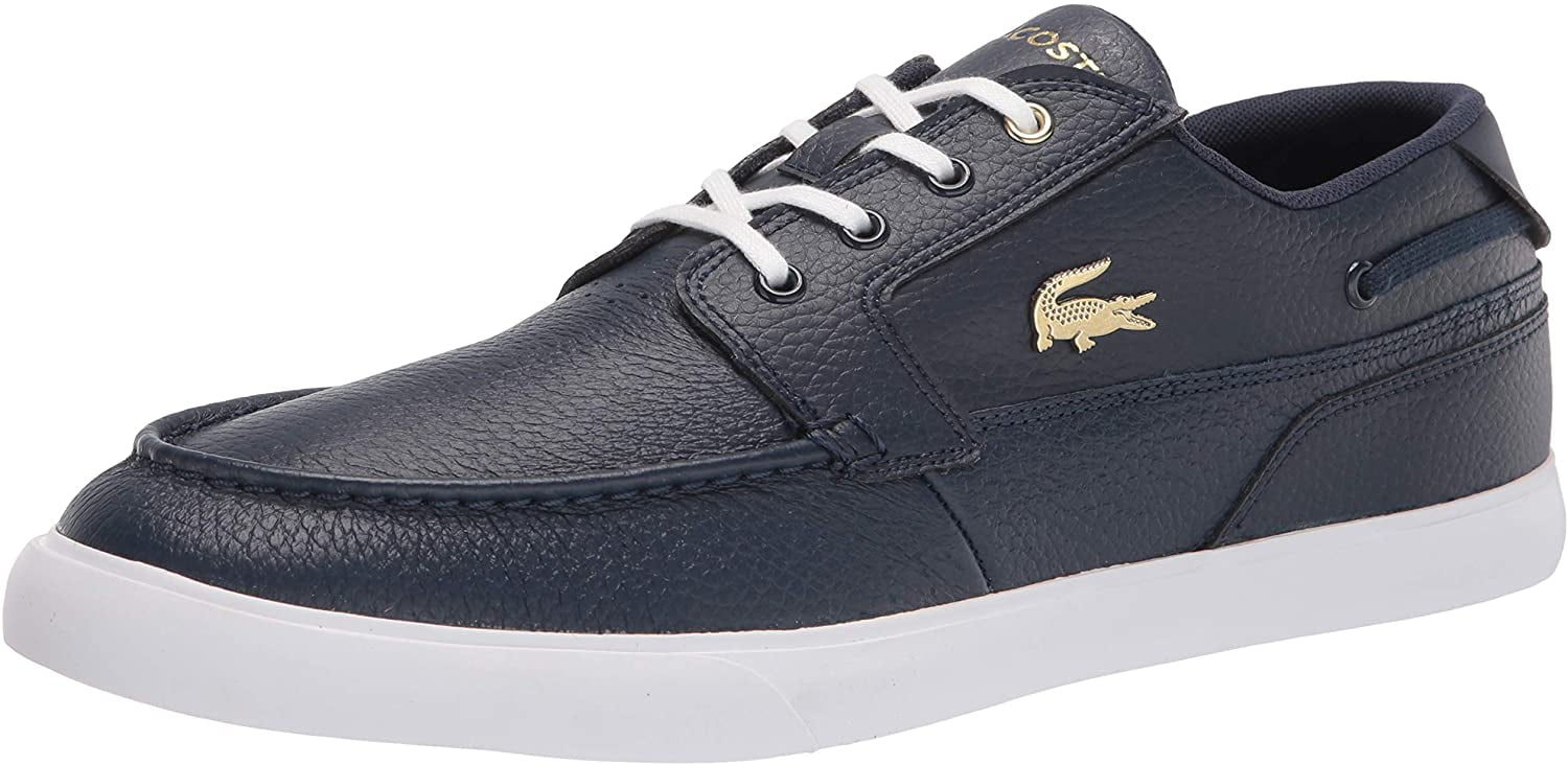 Lacoste Mens Bayliss Deck Shoes Boat Nvy/Wht