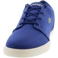 thumbnail image 1 of Lacoste Men's Bayliss Dark Blue / Off White Ankle-High Canvas Sneaker - 13M, 1 of 6