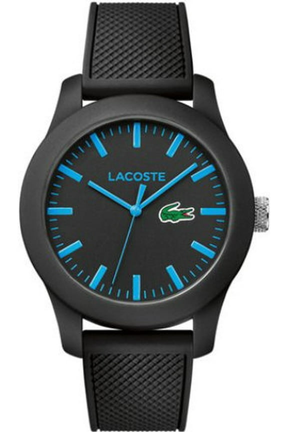 Men's Black L1212 Silicone Strap Watch 2010791
