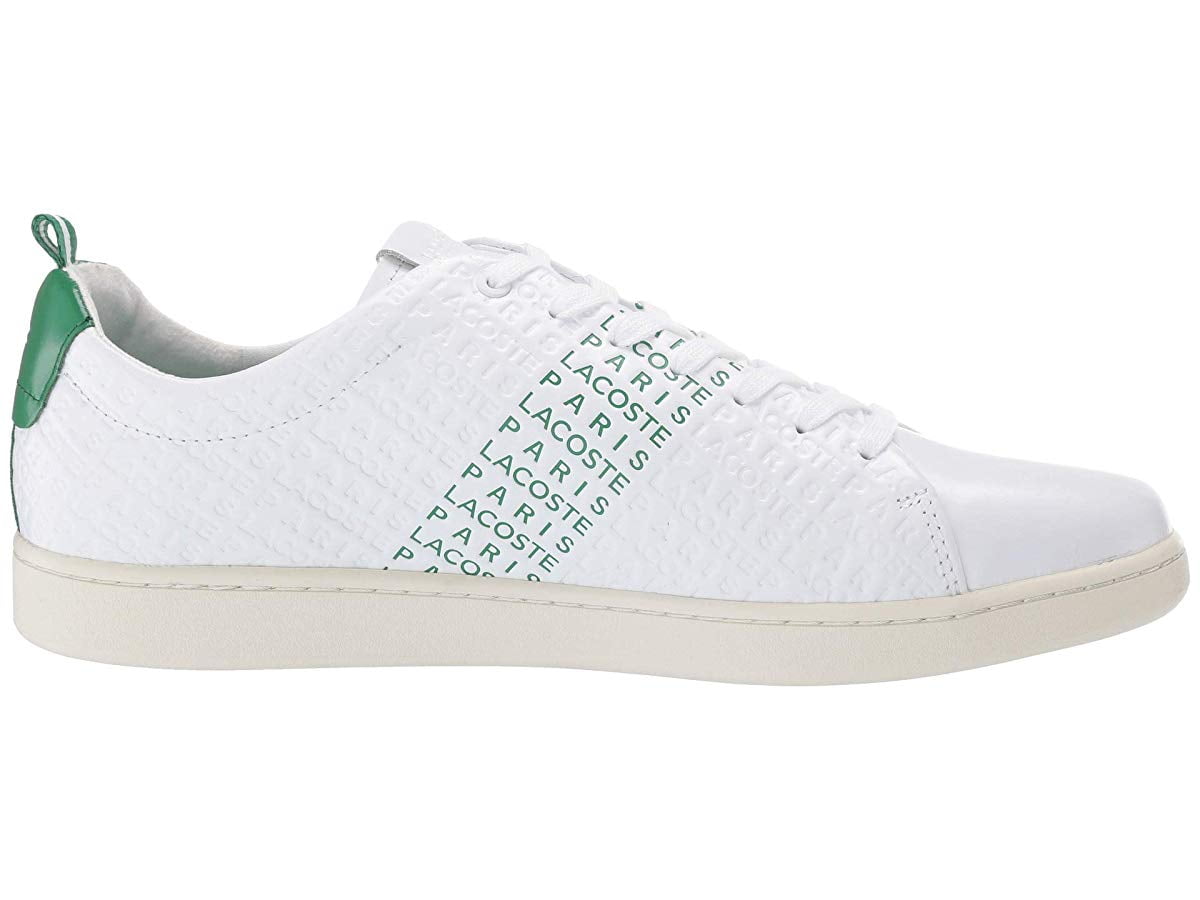 Lacoste Hombre CARNABY EVO Sneaker, WhiteGreen, Peru Ubuy