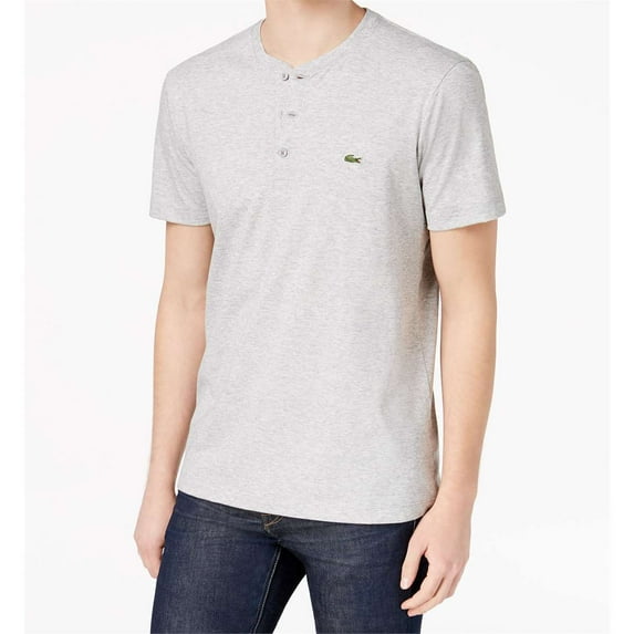 Lacoste Men's Cotton Henley Neck Short Sleeve T-Shirt