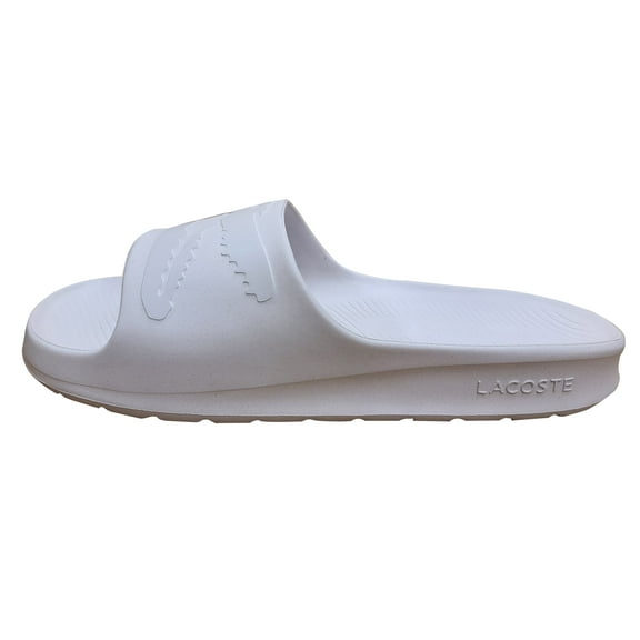 Men's Lacoste Croco 2.0 1122 2 CMA Synthetic Slides Wht/Off Wht (743CMA0012 65T) - 8