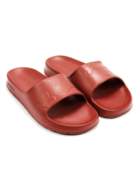 Men's Croco 2.0 Slide Sandals, Dark Red,12 M US