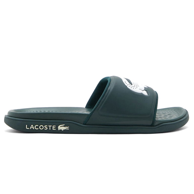 Lacoste Green Slide Sandals with Black Croc Logo Lacoste - Brandclub - Lacoste Women main image 4