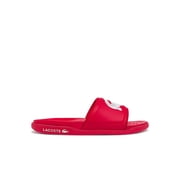 Mens Lacoste Croco Dualiste Slides Red/White 7-43CMA0020 17K - 13