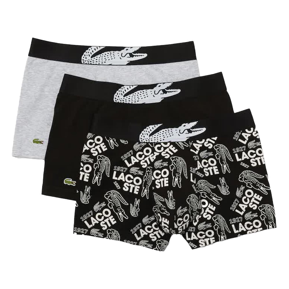 【通販激安】 Casual 3-Pack Men's Lacoste Cotton Briefs Boxer Stretch Clothing