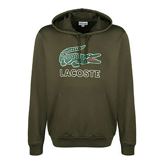 Lacoste Men's Graphic Crocodile Molleton Non Gratte Long Sleeve Sweatshirt