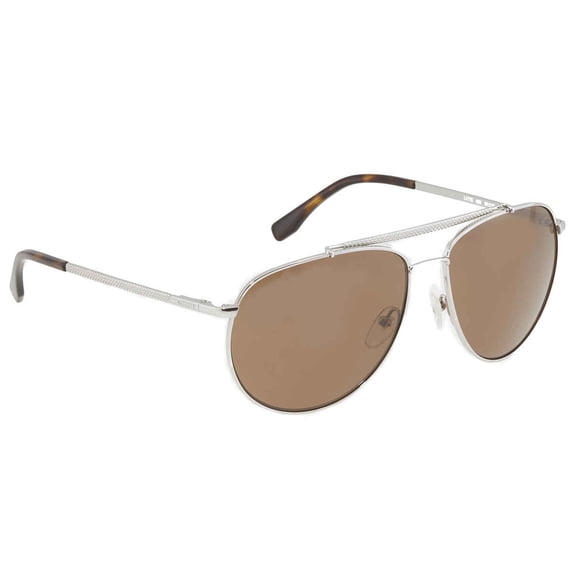 Lacoste Men's Gunmetal Pilot Sunglasses L177S 033 59
