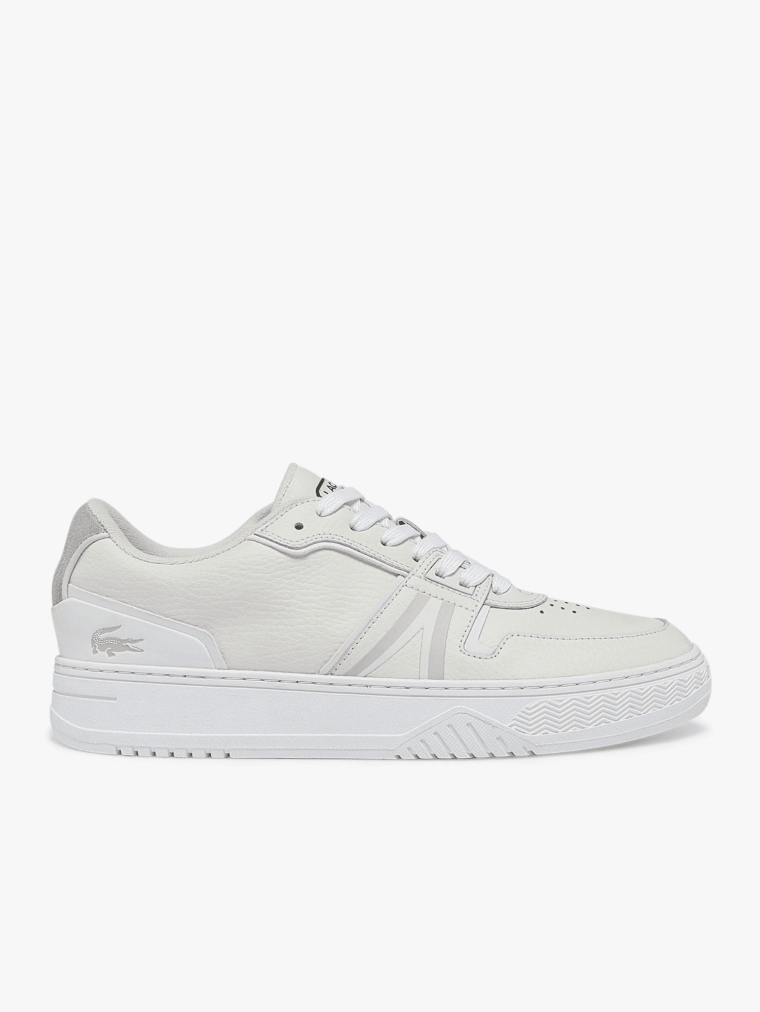 LACOSTE スニーカー 42SMA0092 ホワイト/オフホワイト サイズ6 Lacoste Men's L001 Leather Sneakers White/Off White