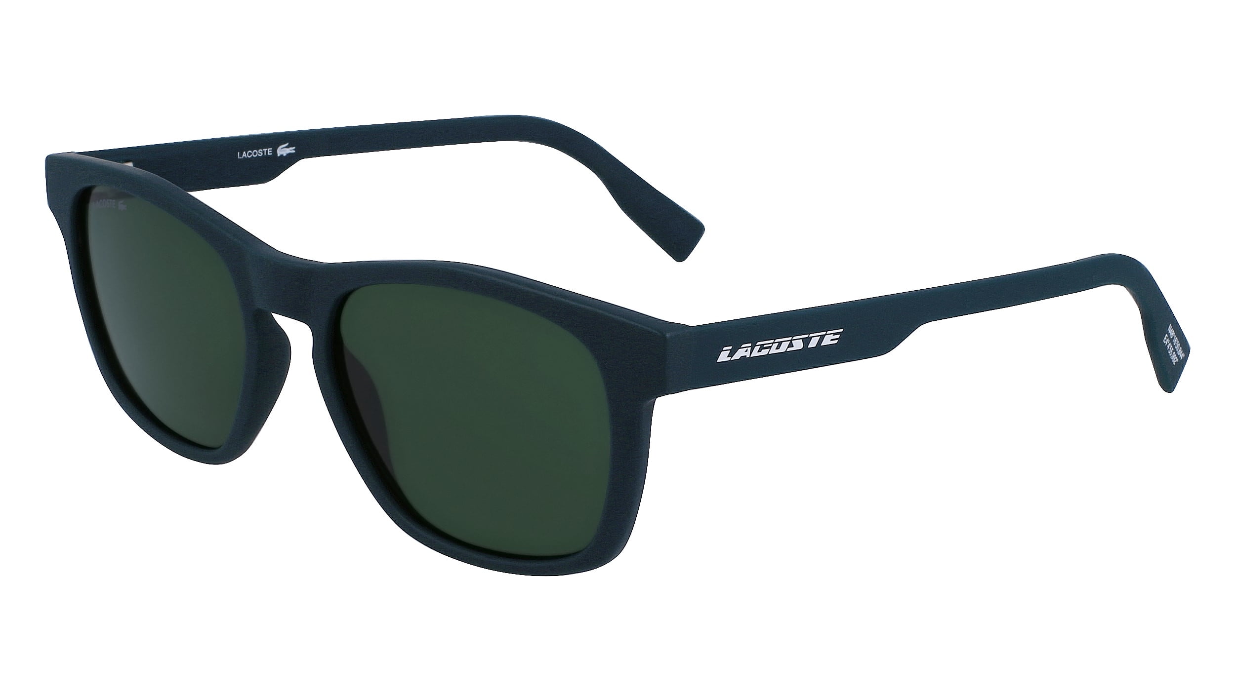 Lacoste Adult Men's Matte Green Soft Square Sport Sunglasses