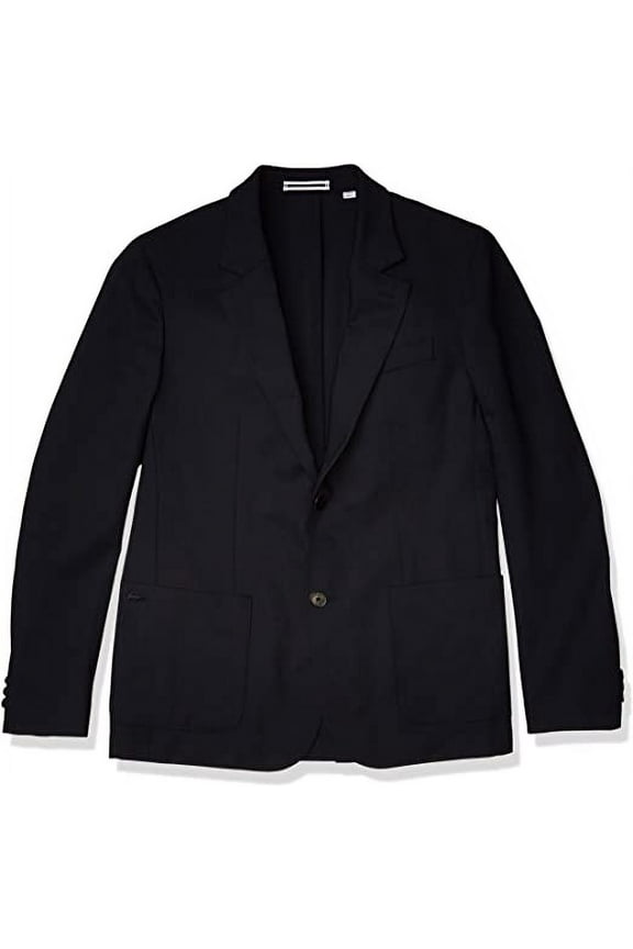 Men's Motion Reg Fit Blazer, Dark Navy Blue, 48