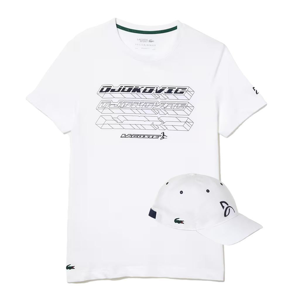 Lacoste Novak Djokovic Tennis T Shirt and Cap Bundle Large in Dominican Republic at DOP 9211 Rating 5