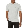 thumbnail image 1 of Lacoste Men's Original L.12.12 Heathered Petit Piqu Cotton Polo Grey Chine L1264 CCA, 1 of 4