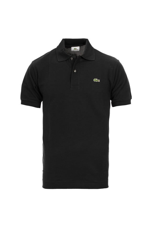 Men's PH4012 Cotton Short Sleeve Logo Casual Polo Shirt Black XL